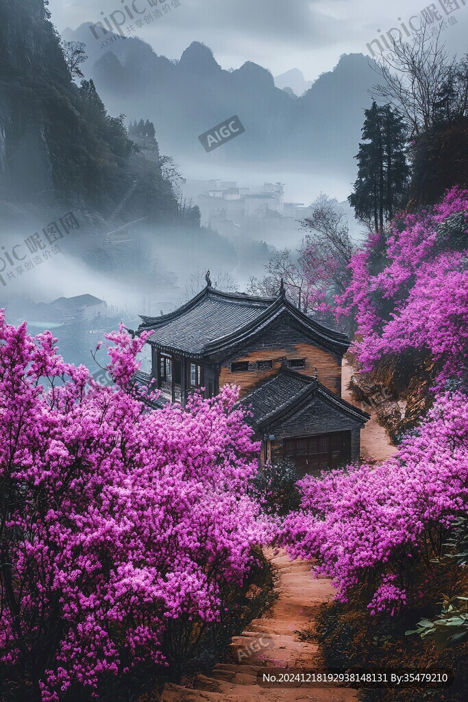 桃花源仙境