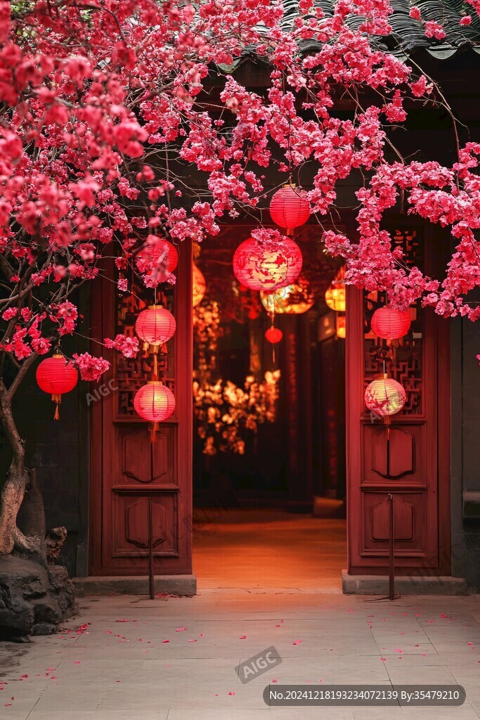 院門花開