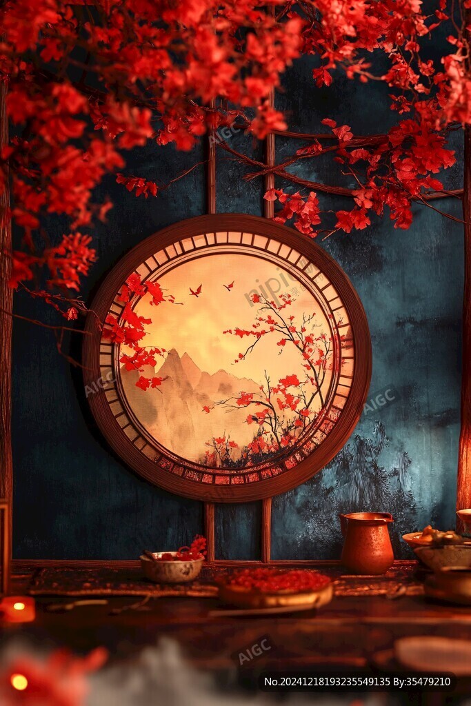 中式場景