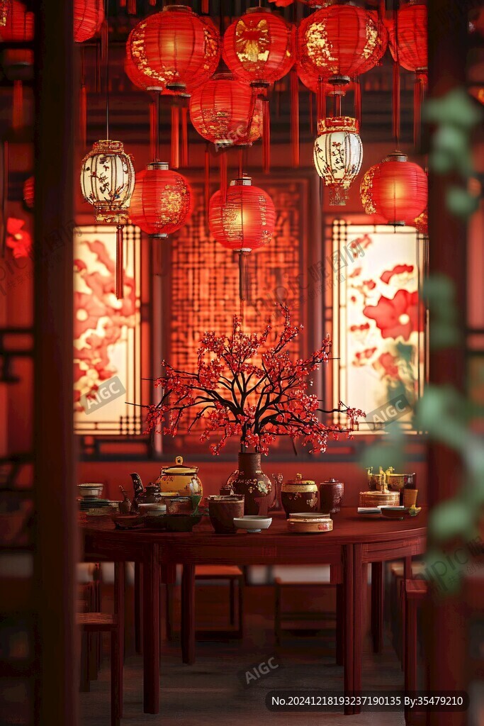喜堂場景