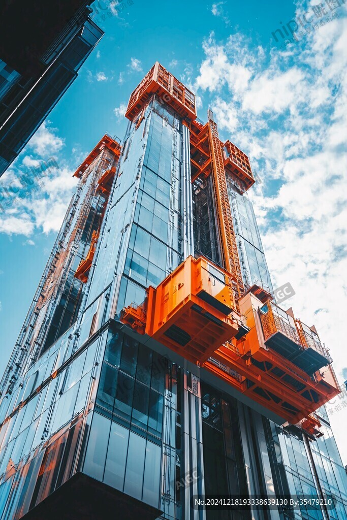 橘紅色建筑