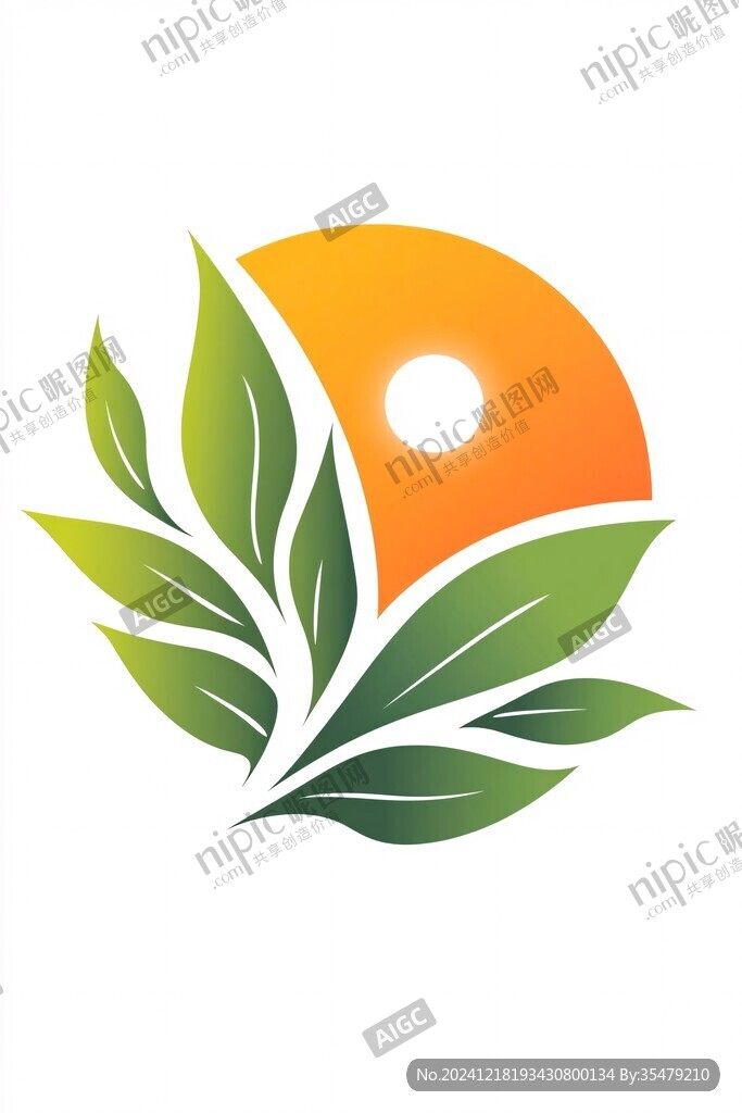 樹葉太陽(yáng)logo