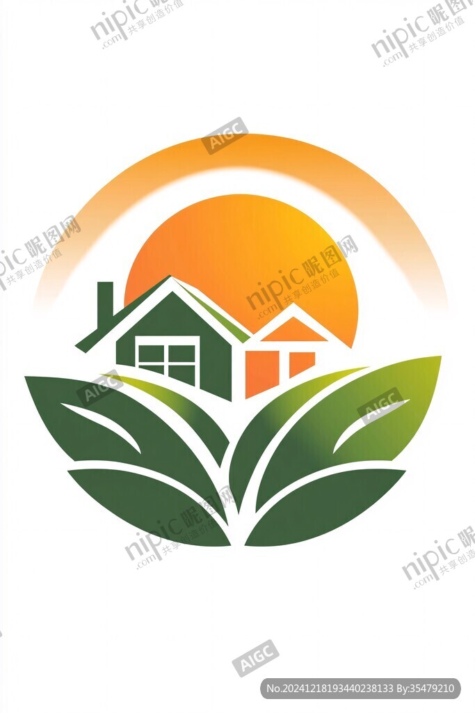 農村房屋logo