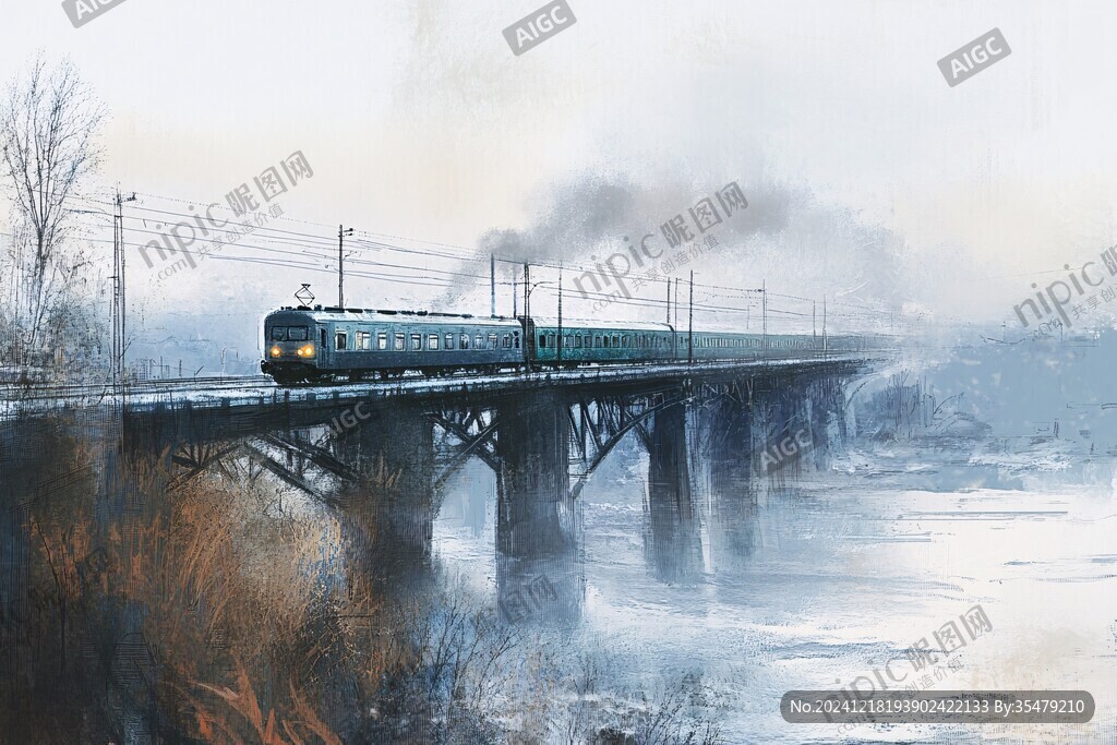 綠皮車駛過(guò)