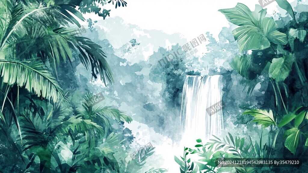 熱帶雨林插畫