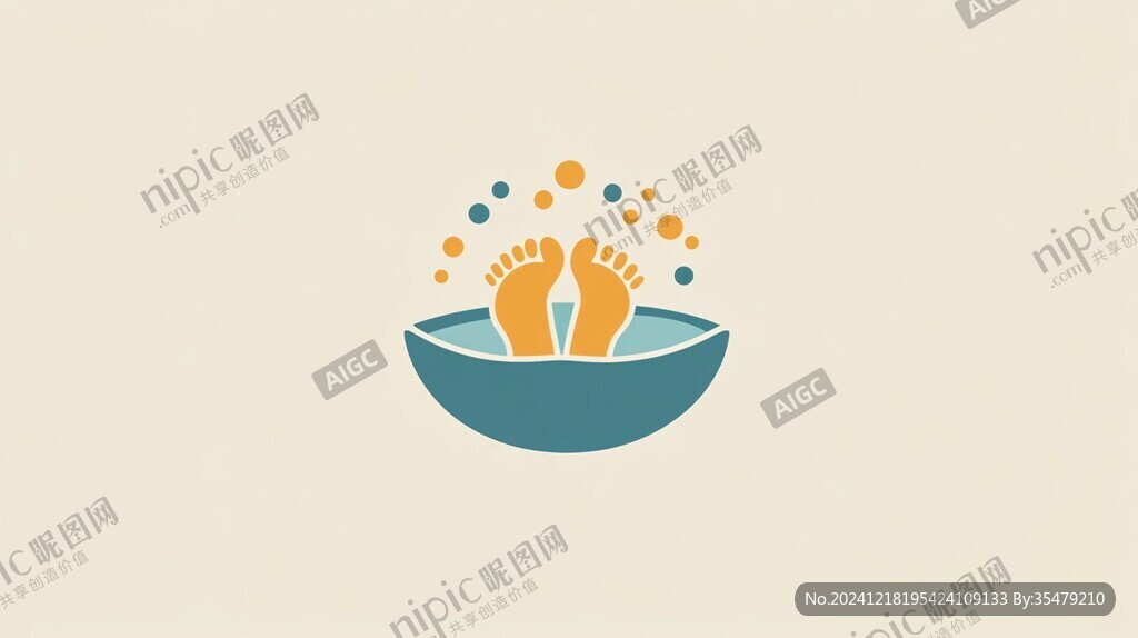 足浴創(chuàng)意logo
