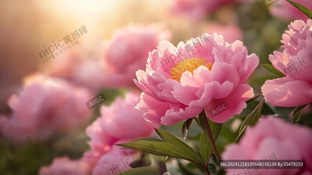 唯美芍藥花
