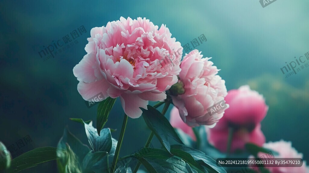 唯美芍藥花