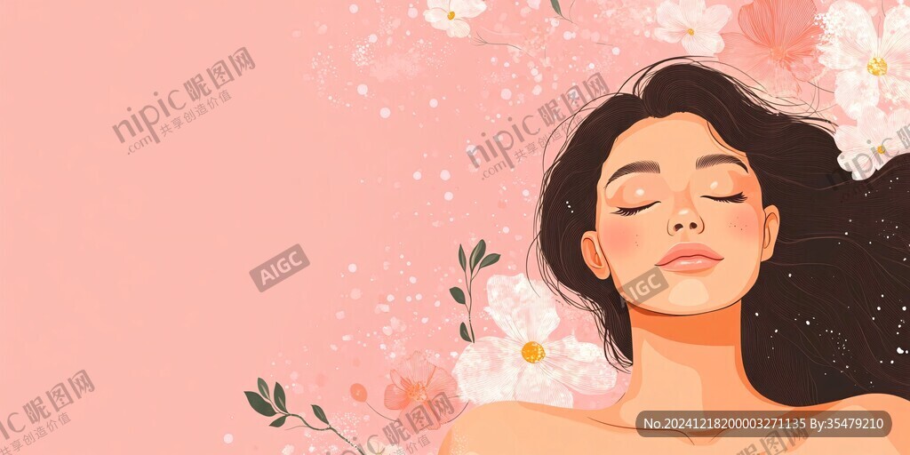 美容養(yǎng)顏插畫