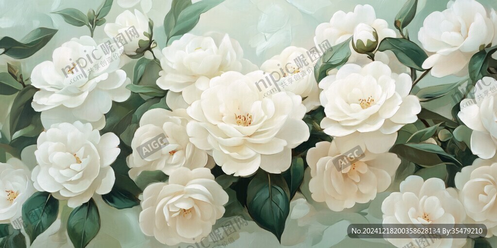 3d立體花卉牡丹