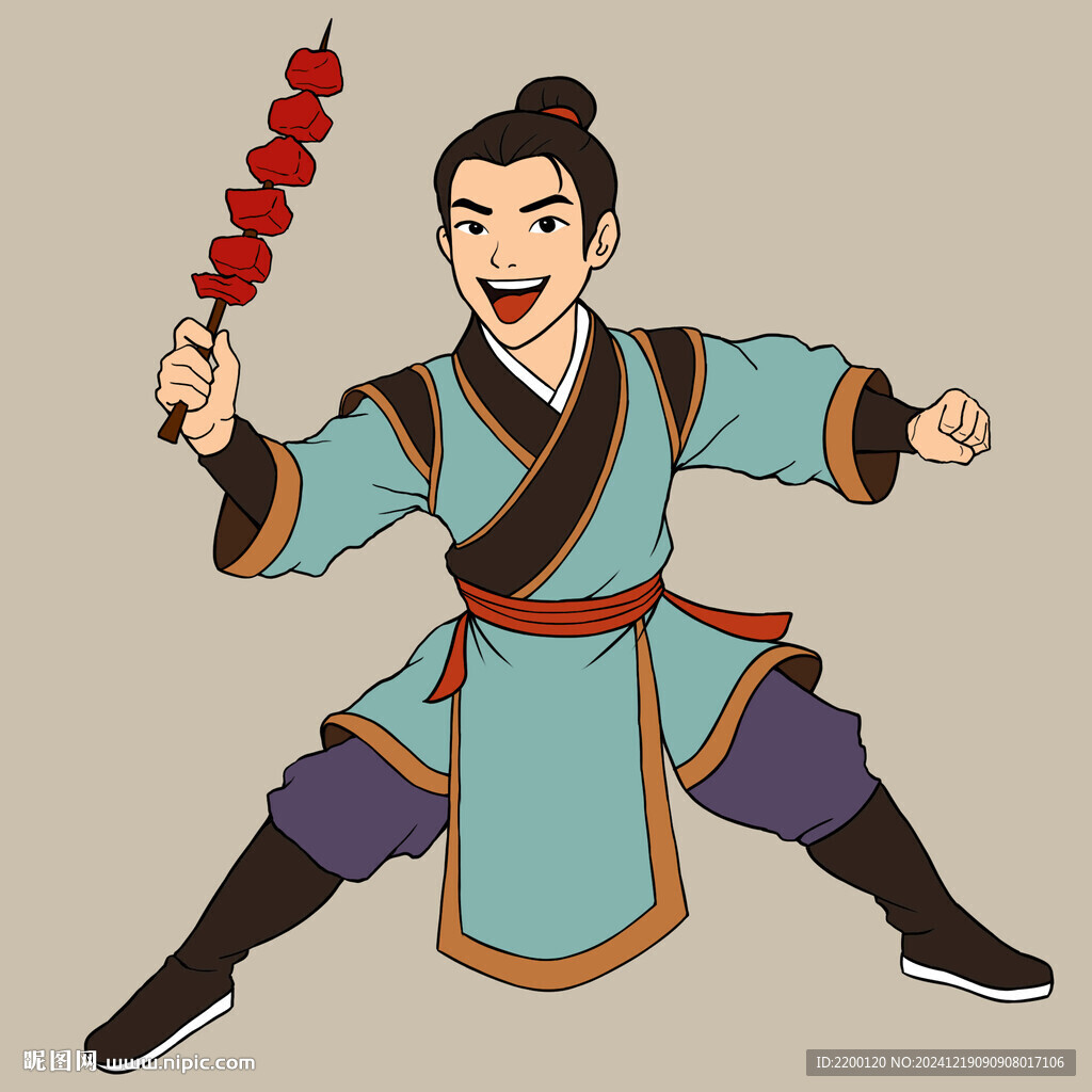 傳統(tǒng)大串烤肉燒烤形象