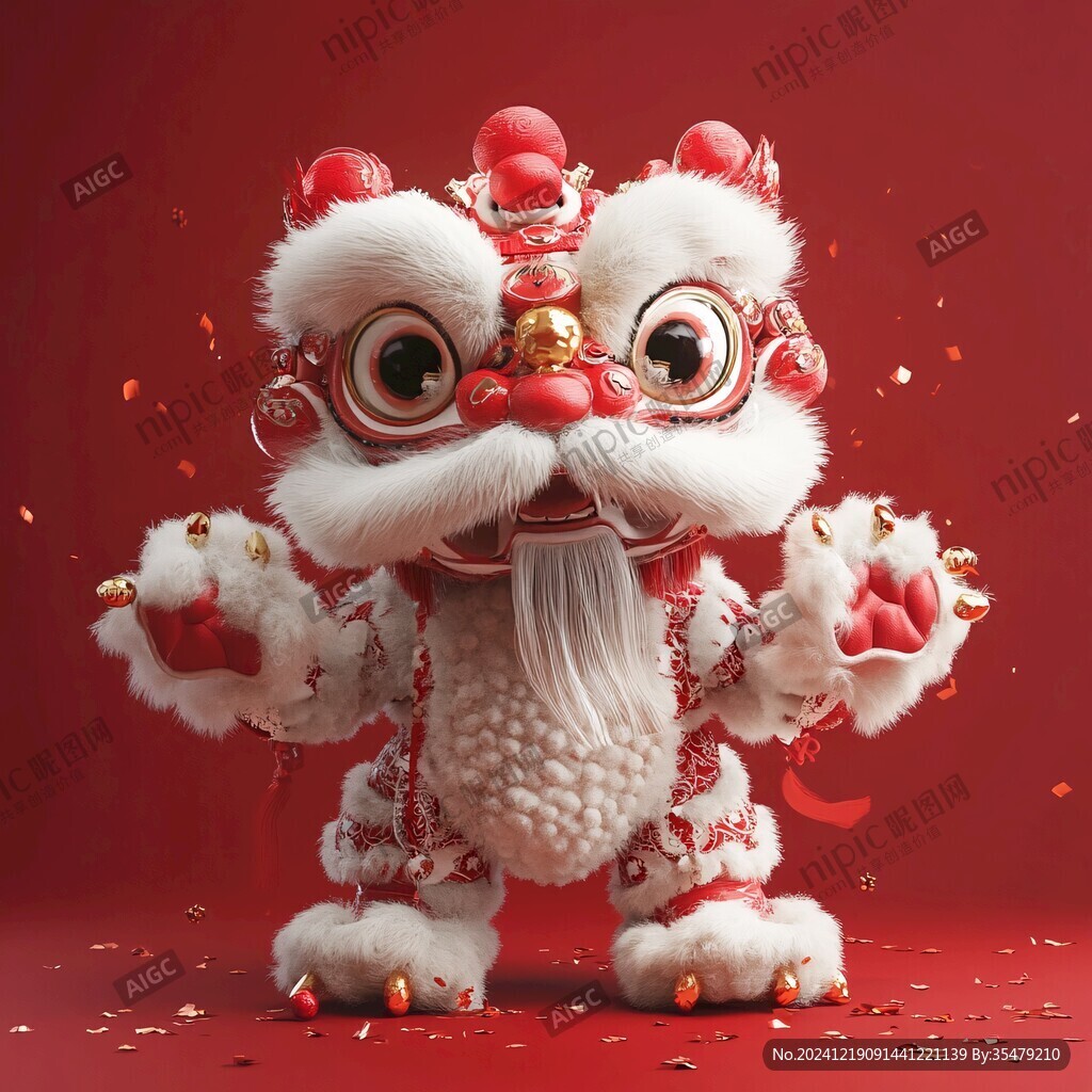年獸過年喜慶舞獅