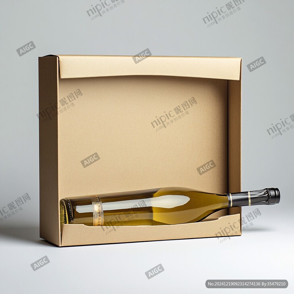 酒包裝模型