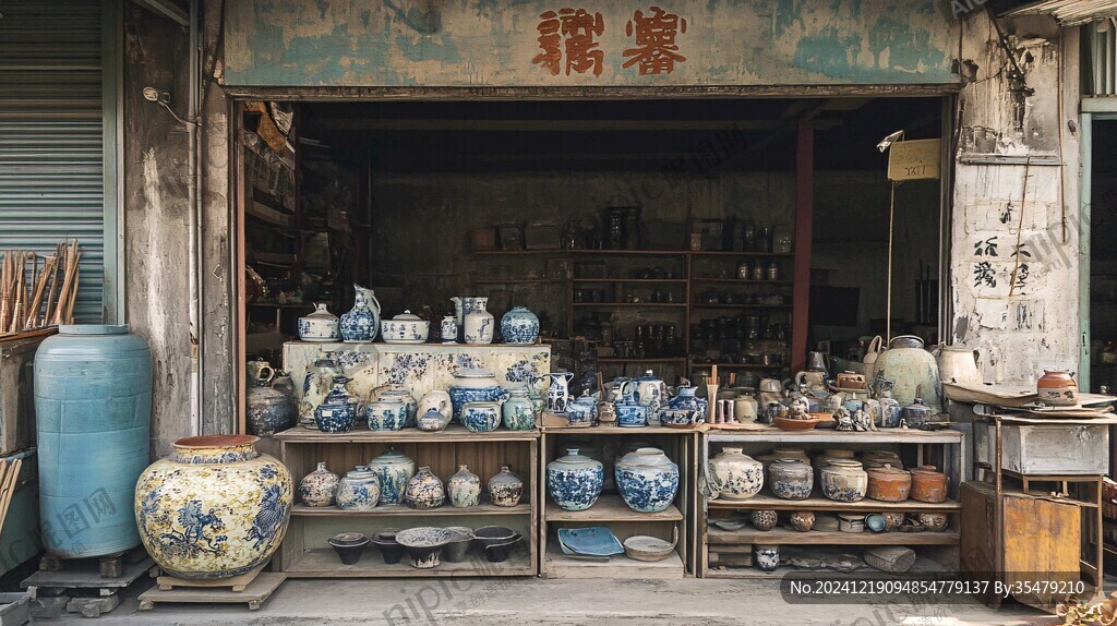 復(fù)古陶瓷店