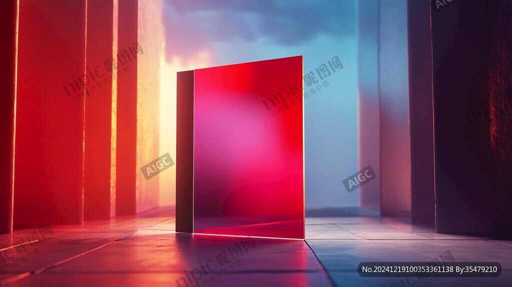 霓虹燈展臺