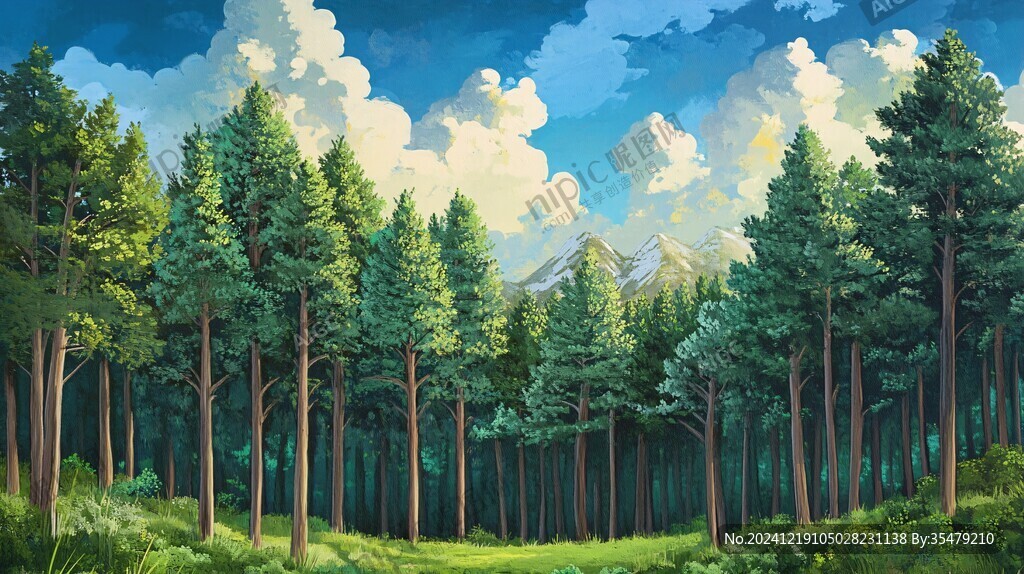 插畫森林