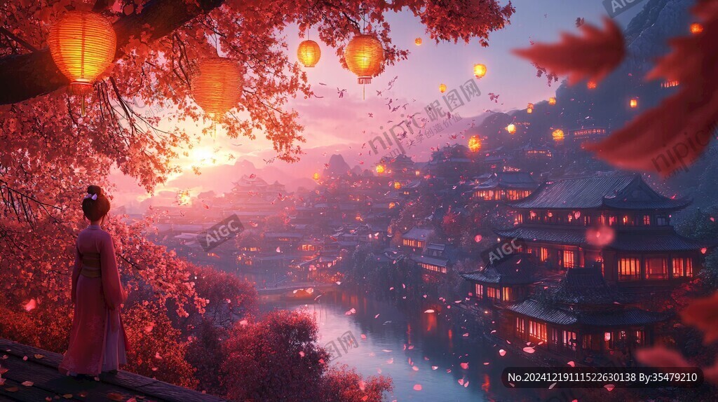 古風(fēng)夜景
