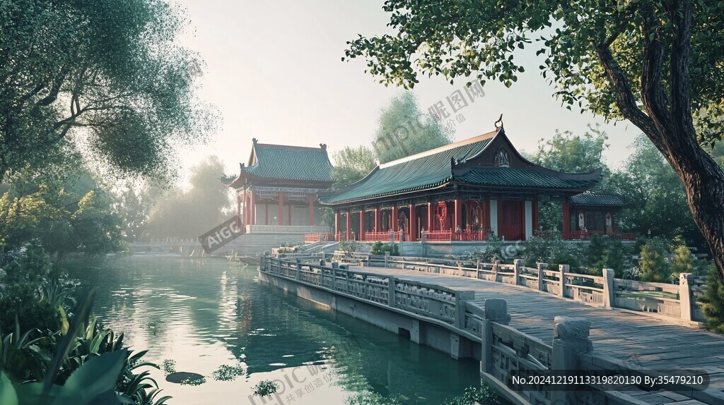 水上場景建模