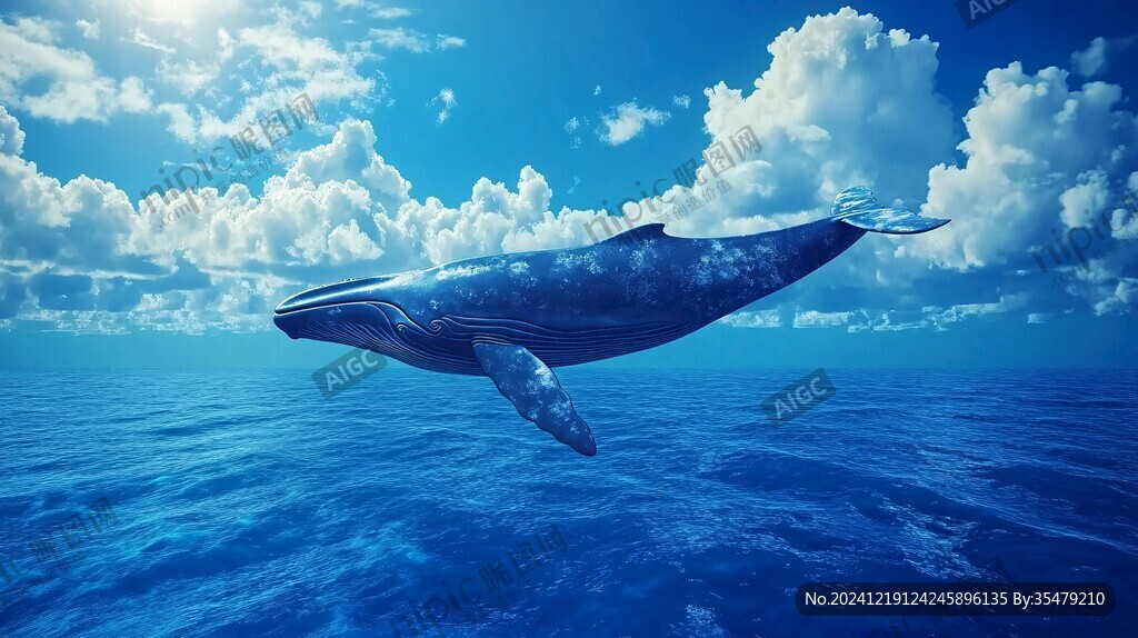 夢幻鯨魚背景