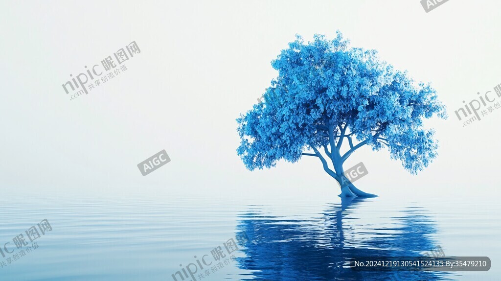 水中一棵樹