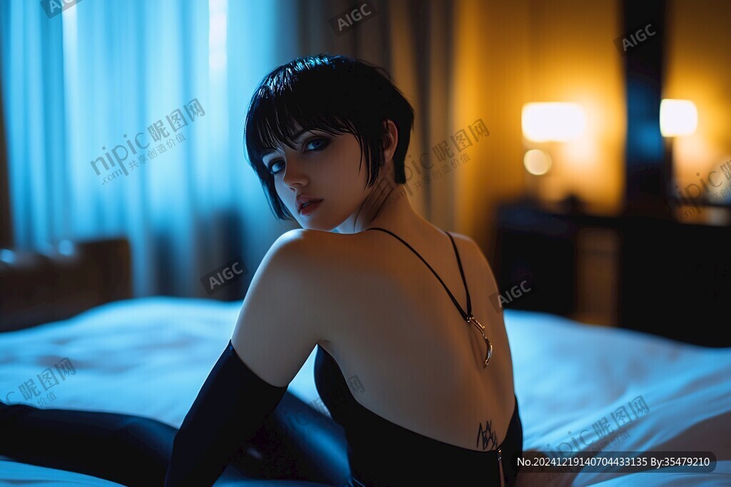 清純短發(fā)少女
