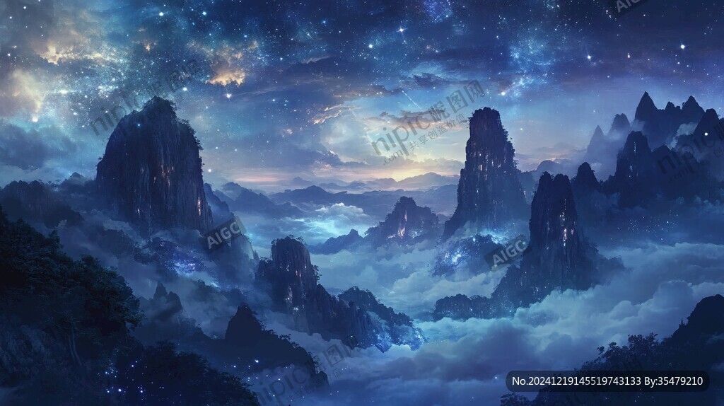 玄幻夜景