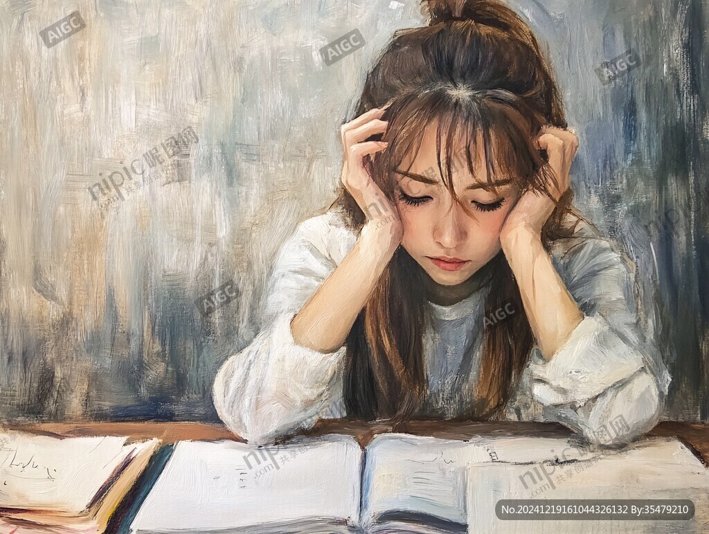 彩鉛少女