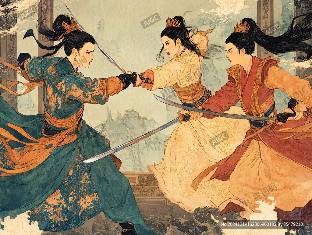 武俠封面插畫
