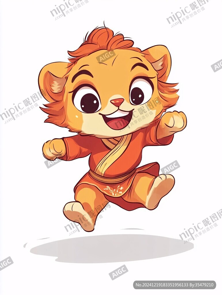 醒獅卡通形象