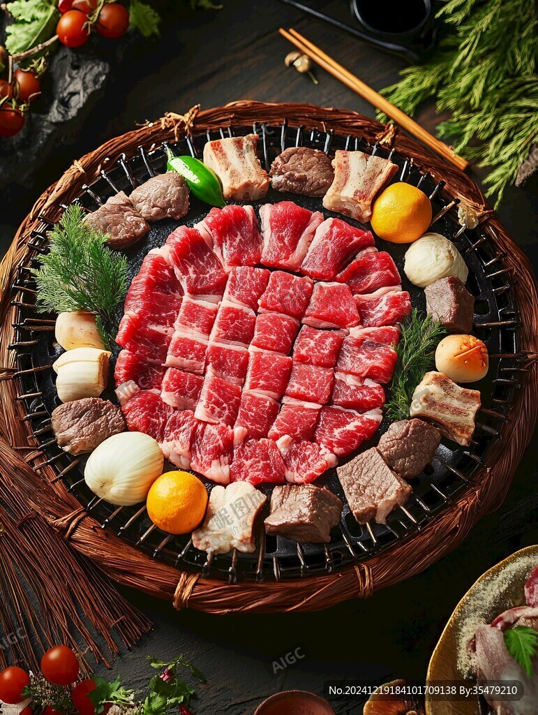 烤肉素材拼盤