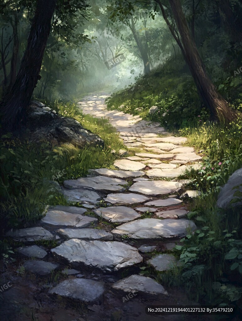 小道背景圖
