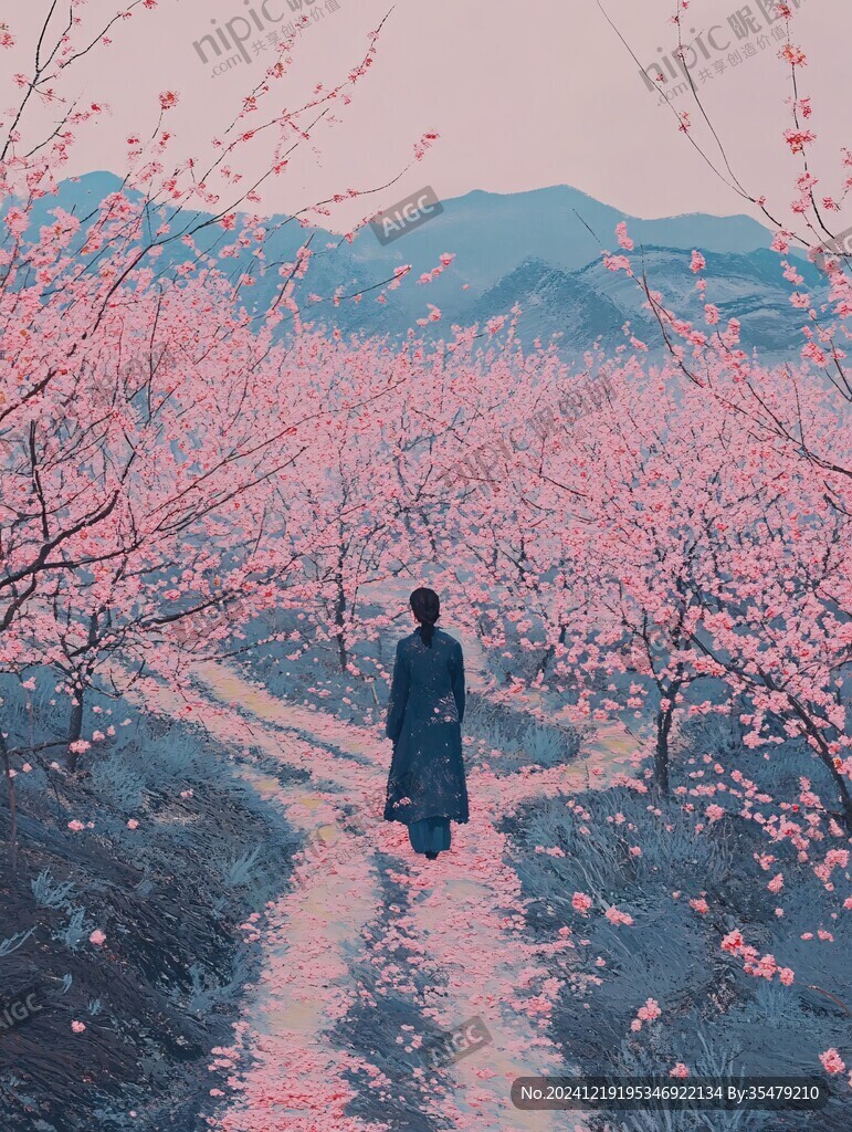 人在梅叢中