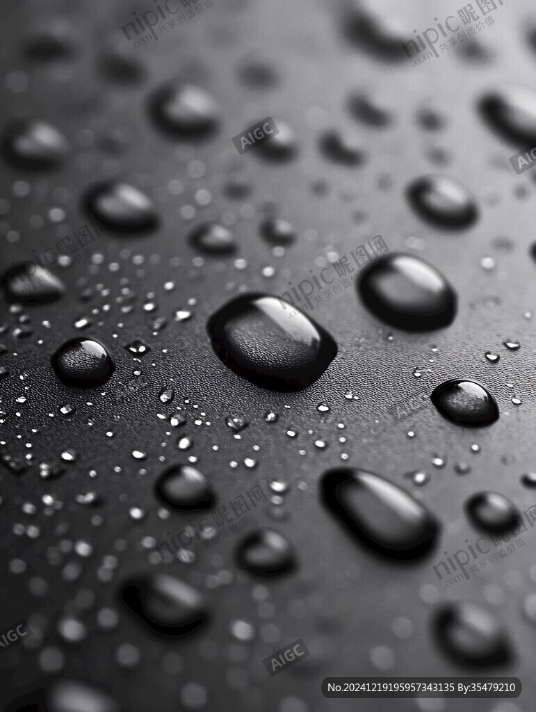 金屬質(zhì)感水珠