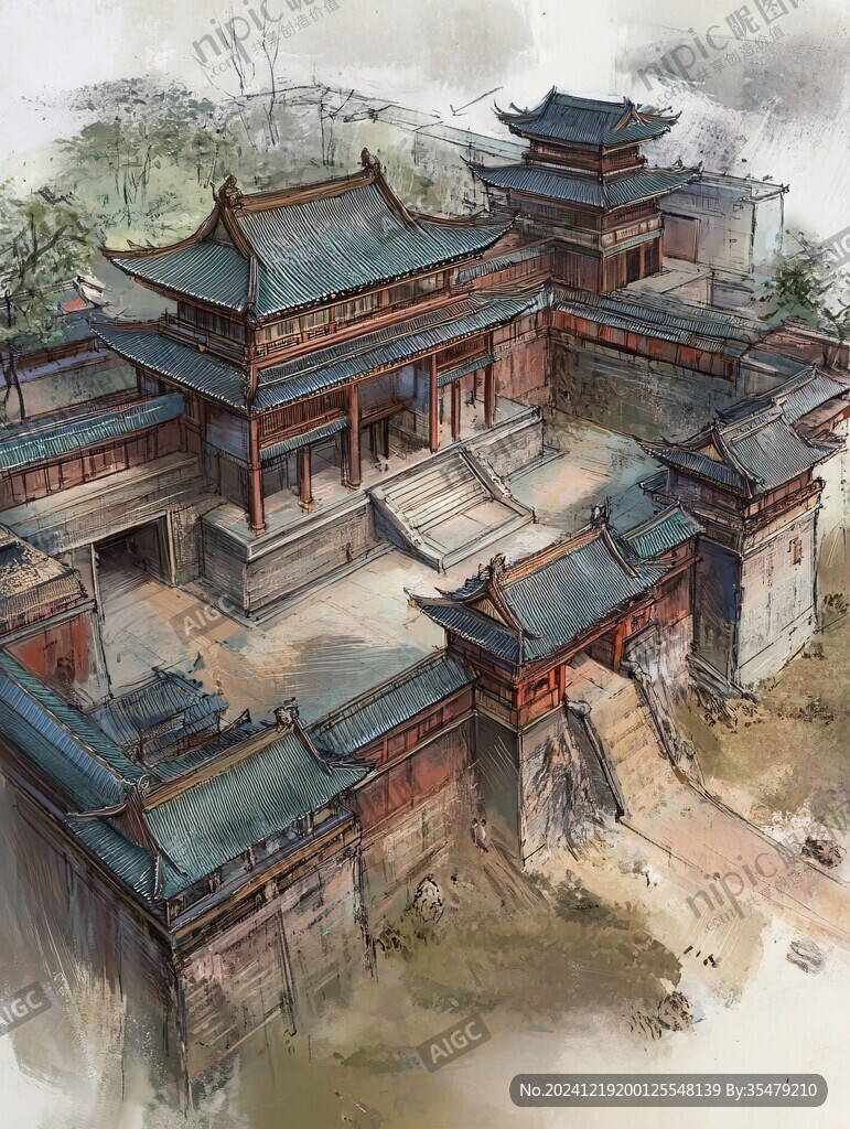 鎮淮樓插畫