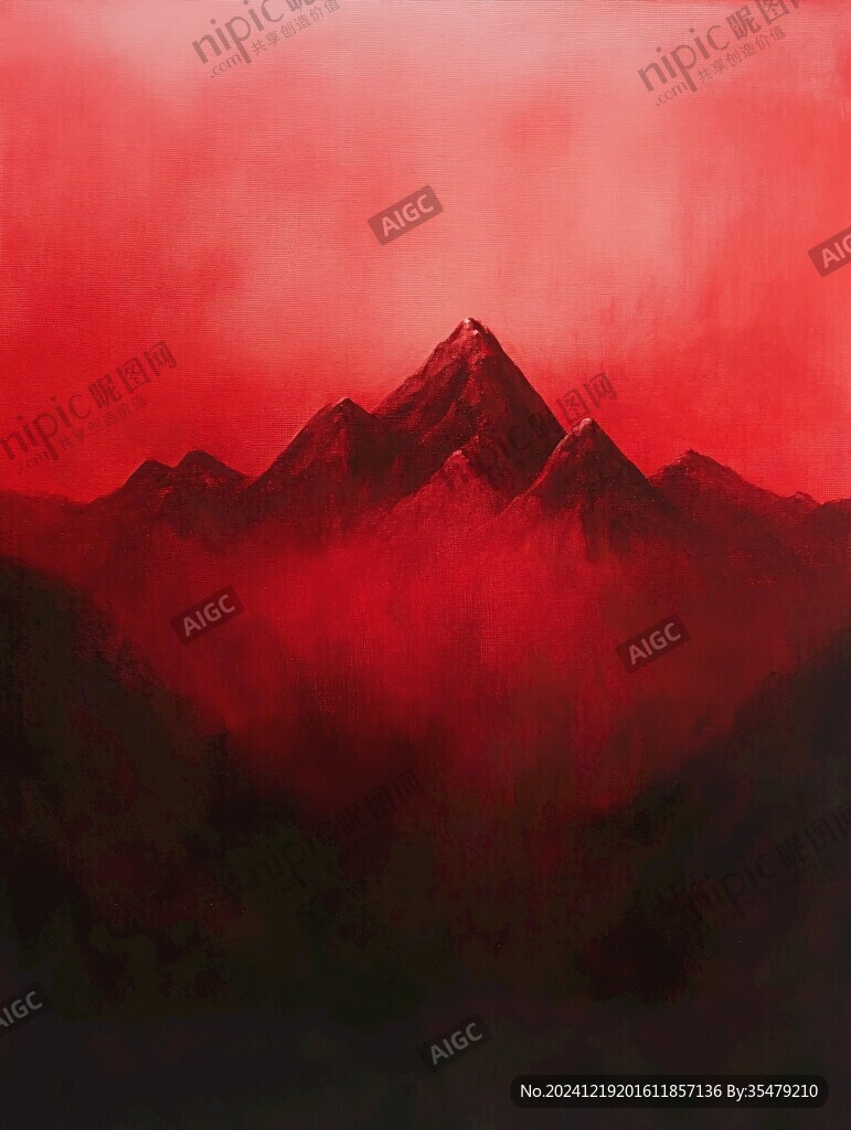 血色雪山