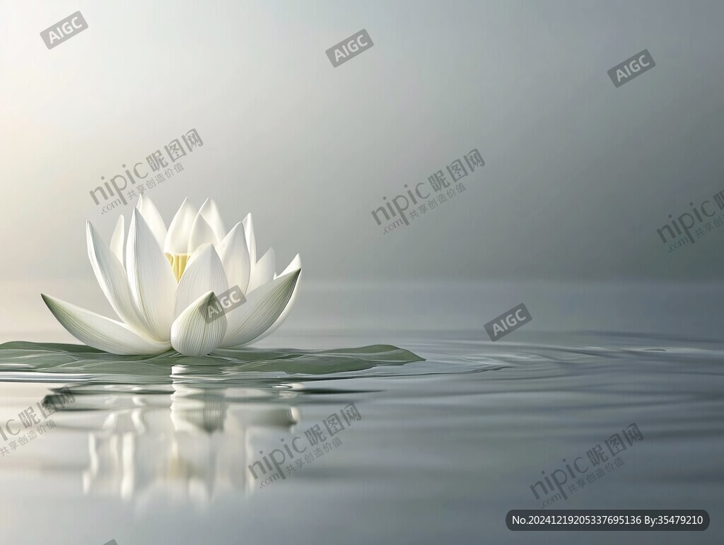 唯美意境睡蓮