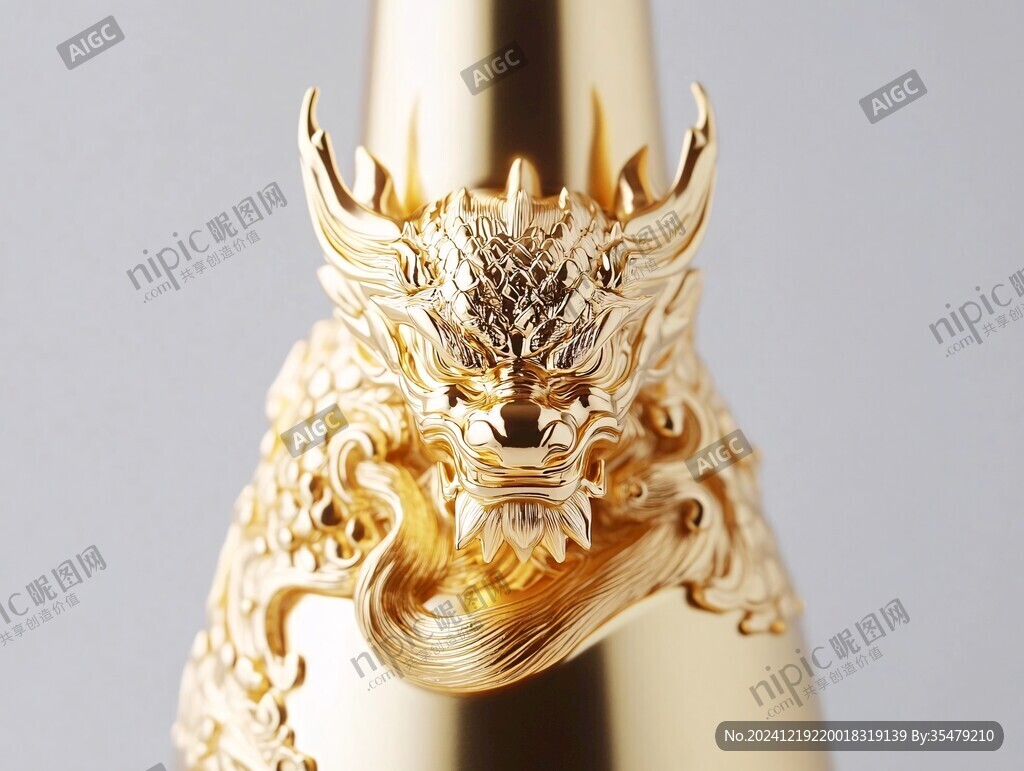 白酒瓶設(shè)計(jì)雙龍戲珠