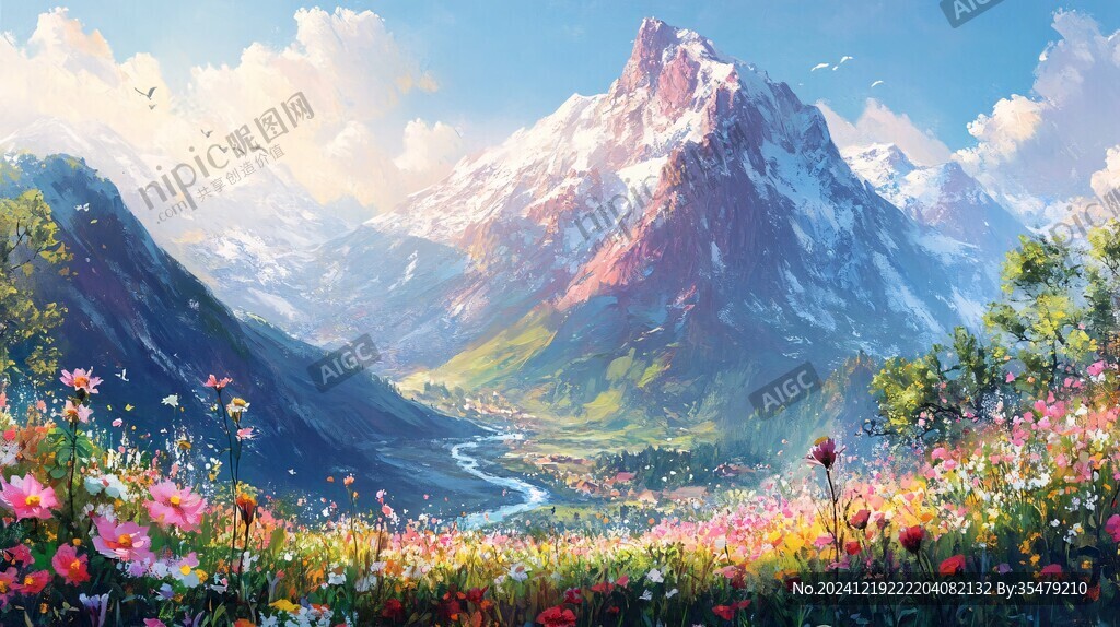 寬屏風(fēng)景畫