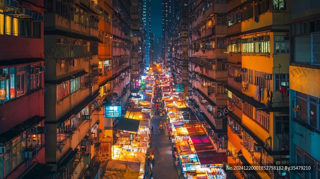 旺角航拍
