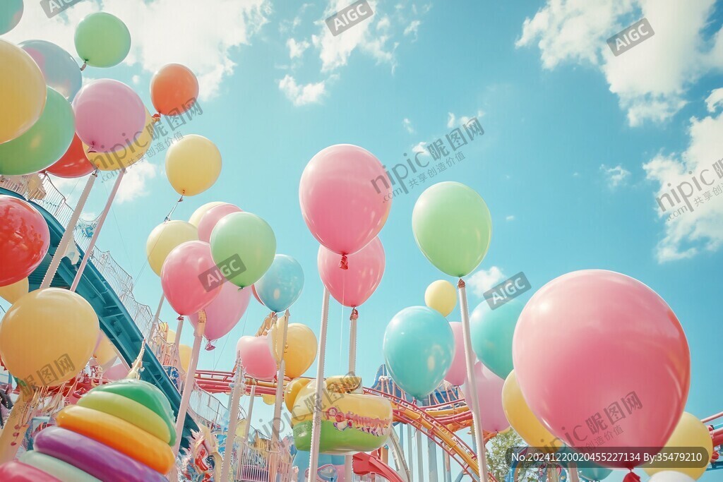 夏日游樂園