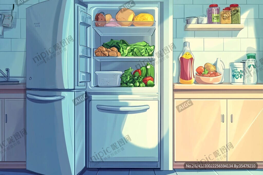 冰箱貼插畫