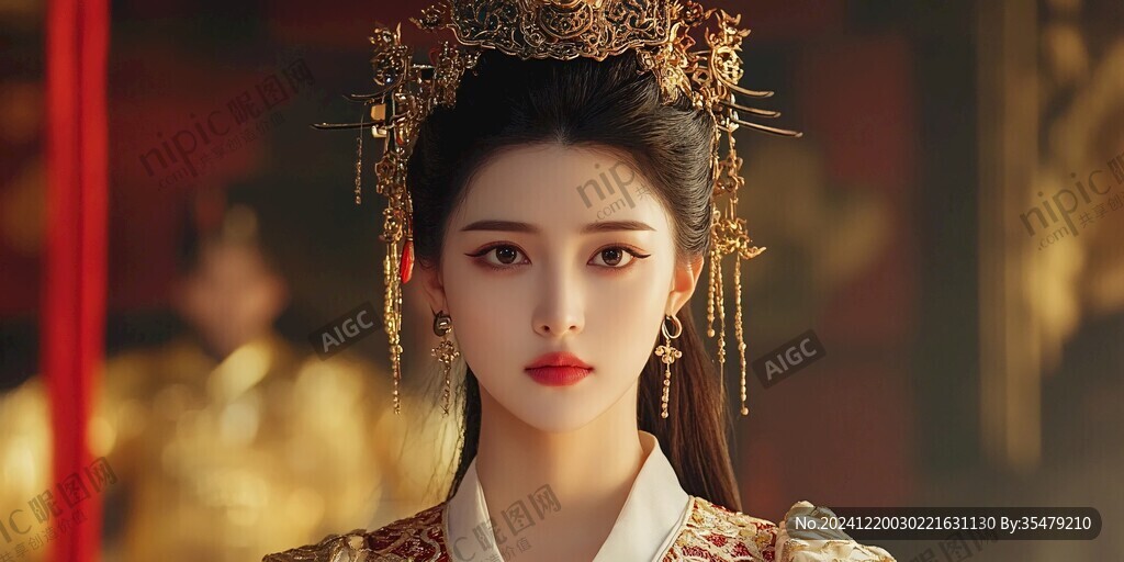 古風嫁衣美女