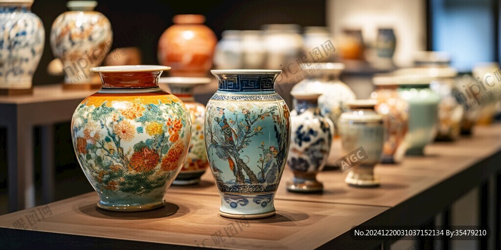 彩釉陶器