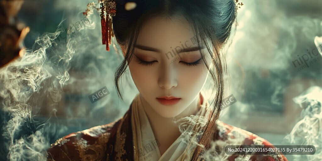 唯美意境古典美女