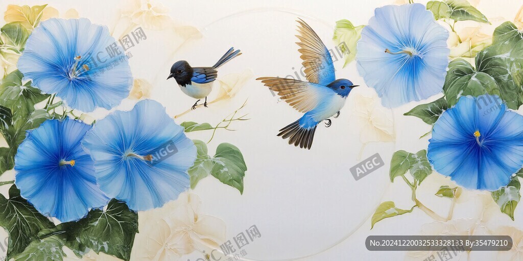 軟膜天花花鳥