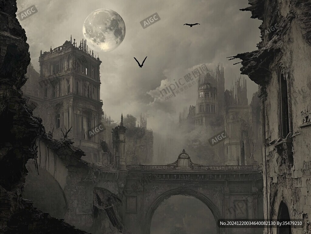 魔幻場景插畫