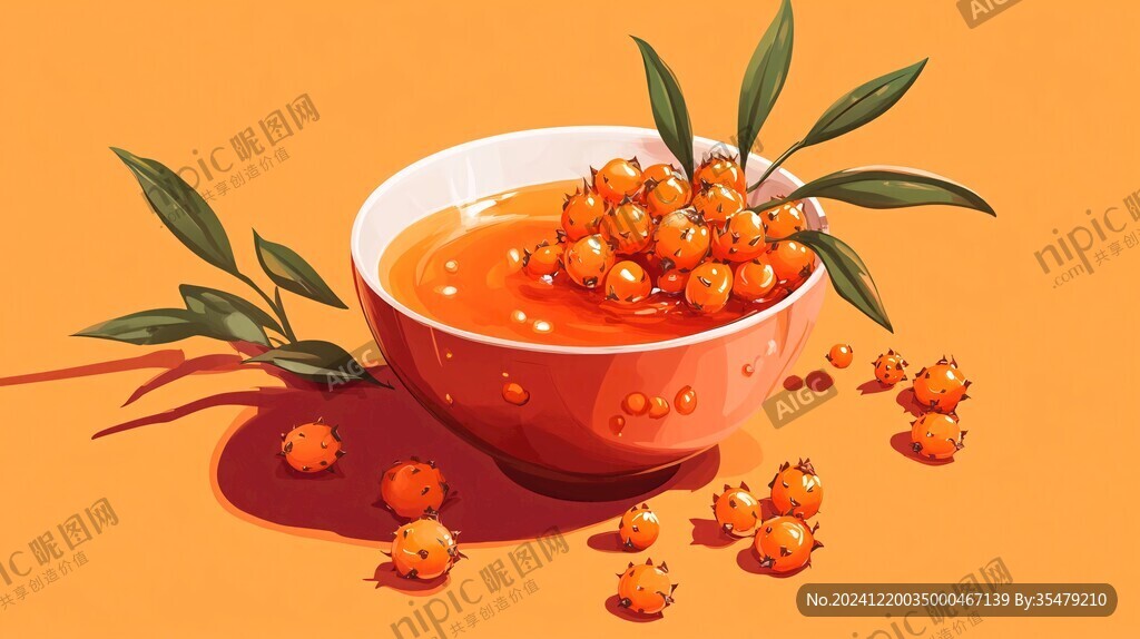 枇杷膏插畫