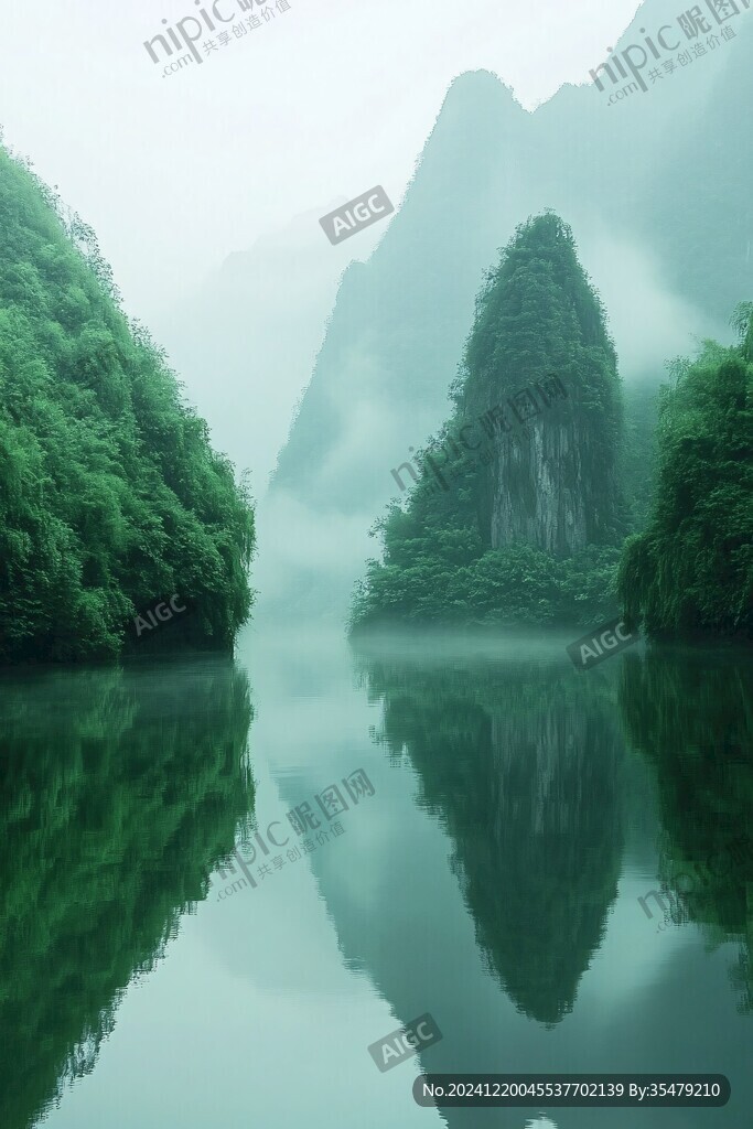 唯美自然山青水秀
