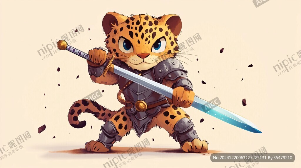 原創卡通小獵豹