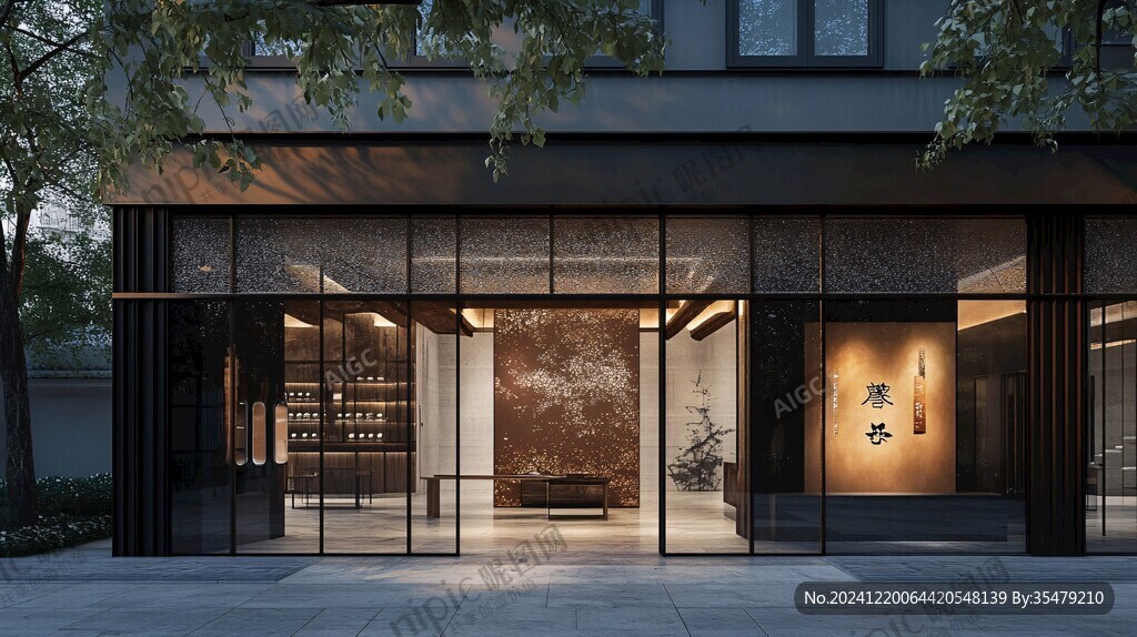 會所茶室店面門頭設計